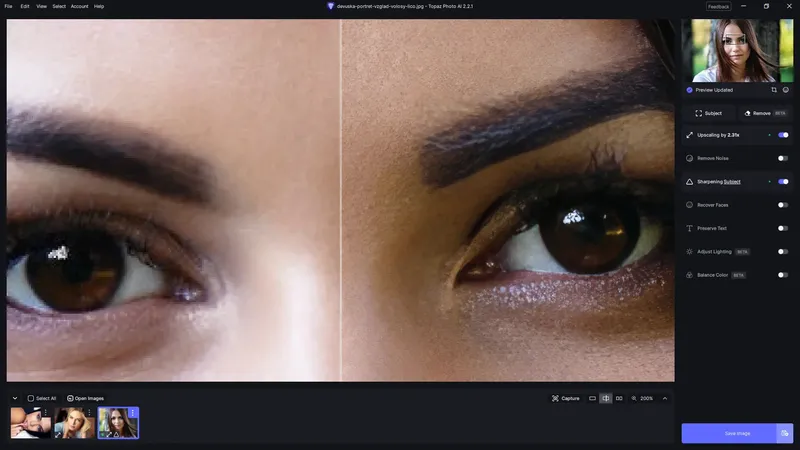 Установка Topaz Photo AI 2.2.1 (x64) Portable by 7997 [En]