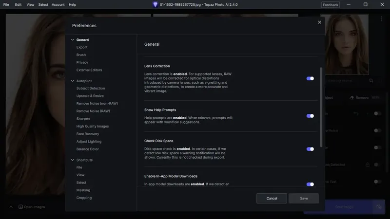 Установка Topaz Photo AI 2.4.0 (x64) Portable by 7997 [En]