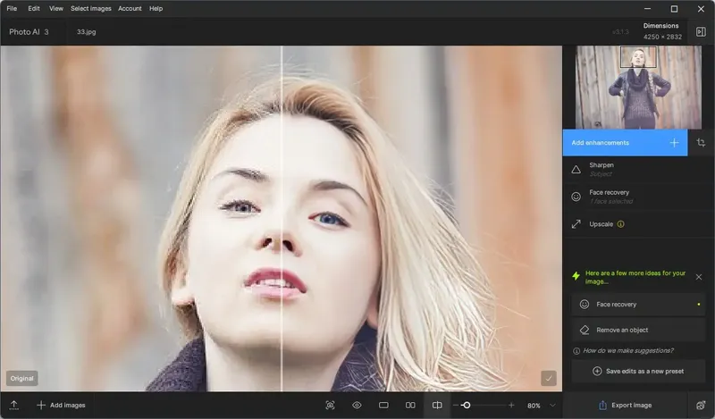 Установка Topaz Photo AI 3.1.3 (x64) Portable by 7997 [En]