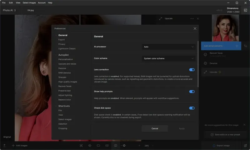 Установка Topaz Photo AI 3.2.2 RePack (& Portable) by elchupacabra [En]