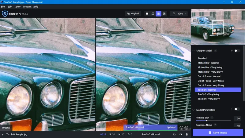 Установка Topaz Sharpen AI 4.1.0 RePack (& Portable) by elchupacabra [En]