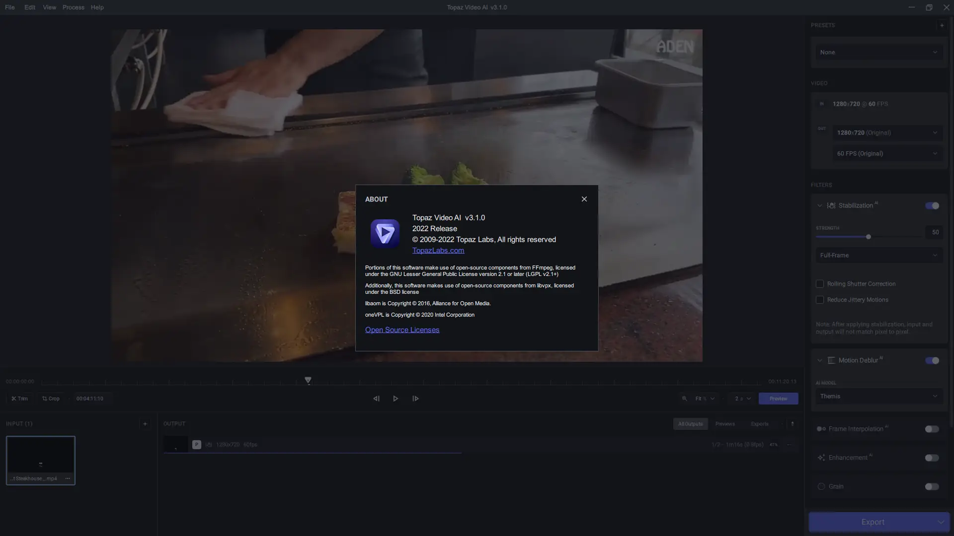 Установка Topaz Video AI 3.1.0 (x64) RePack (& Portable) by TryRooM [En]