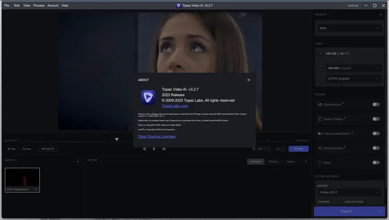 Установка Topaz Video AI 3.2.7 RePack (& Portable) by TryRooM [En]