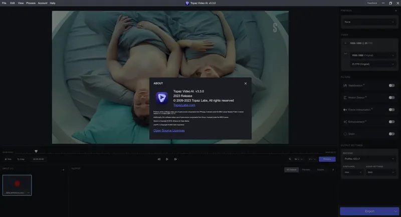 Установка Topaz Video AI 3.3.0 RePack (& Portable) by TryRooM [En]