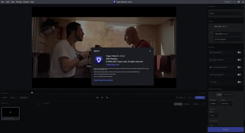 Установка Topaz Video AI 3.3.2 RePack (& Portable) by TryRooM [En]