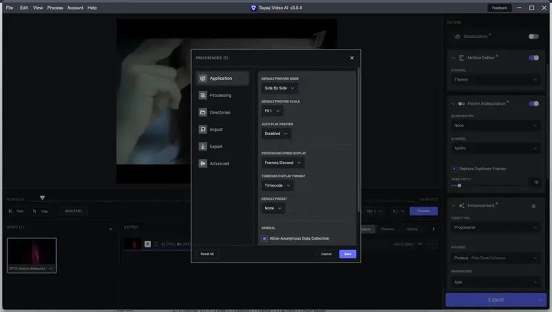 Установка Topaz Video AI 3.5.4 RePack (& Portable) by elchupacabra [En]