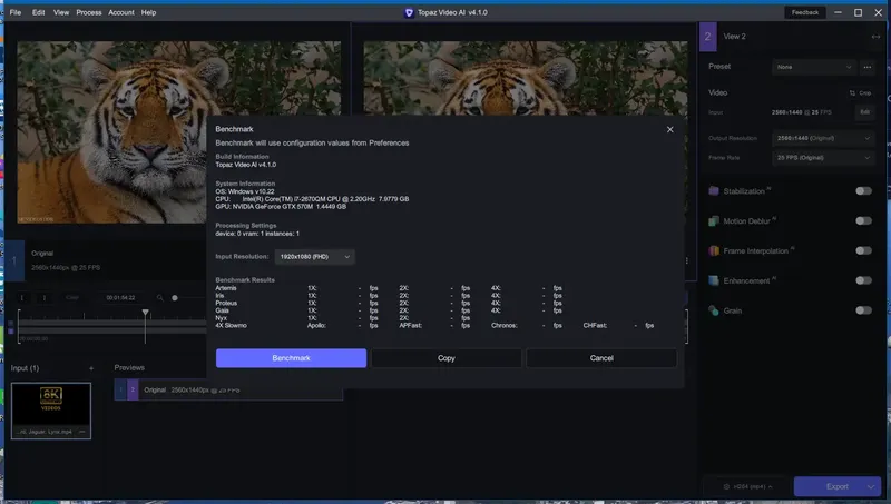 Установка Topaz Video AI 4.1.0 (x64) Portable by 7997 [En]