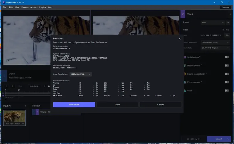 Установка Topaz Video AI 4.1.1 (x64) Portable by 7997 [En]
