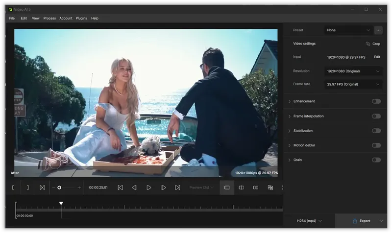 Установка Topaz Video AI 5.1.1 (x64) Portable by 7997 [En]