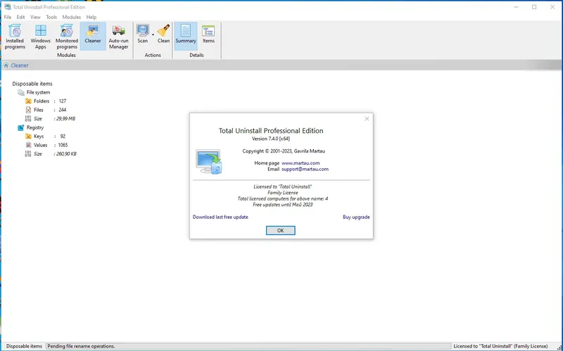 Установка Total Uninstall 7.4.0 Professional RePack (& Portable) by KpoJIuK [Multi]