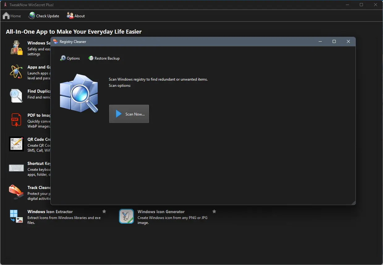 Установка TweakNow WinSecret Plus! 5.6.4 RePack (& Portable) by elchupacabra [En]