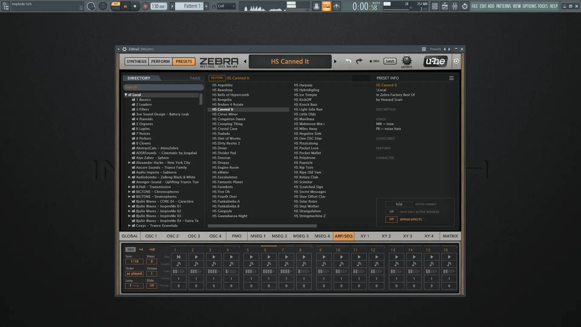 Установка u-he - Zebra Legacy 2.9.3 VSTi, VSTi 3, AAX (x86 x64) [En]