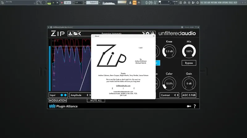 Установка Unfiltered Audio - Zip 1.4.0 VST, VST 3, AAX (x64) RePack by TeamCubeadooby [En]
