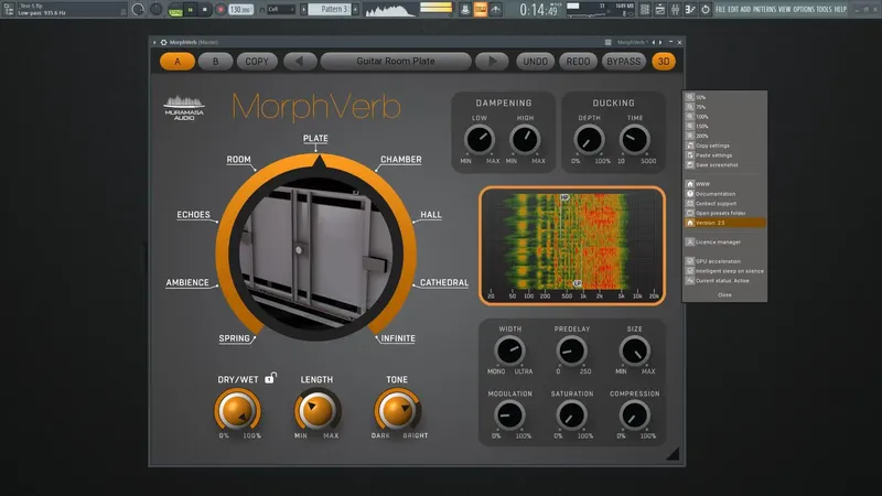 Установка United Plugins & Muramasa - MorphVerb 2.5 VST, VST3, AAX (x86 x64) [En]