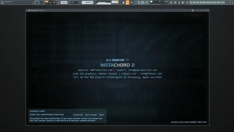 Установка W.A Production - InstaChord 2 2.0.4 VSTi, VSTi3, AAX (x64) RePack by MOCHA [En]