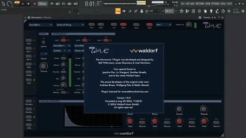 Установка Waldorf - Microwave 1 1.0.0 VSTi, VSTi 3, AAX (x64) [En]