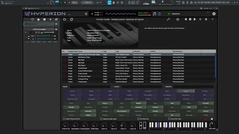 Установка Wavesequencer - Hyperion 1.65 STANDALONE, VSTi 3 (x64) RePack by TCD [En]