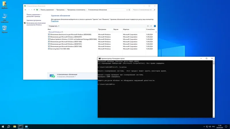 Установка Windows 10 Pro 22H2 19045.4894 x64 by SanLex [Lightweight] [Ru-En] (2024.09.26)