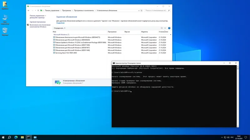 Установка Windows 10 Pro 22H2 19045.5011 x64 by SanLex [Lightweight] [Ru-En] (2024.10.23)
