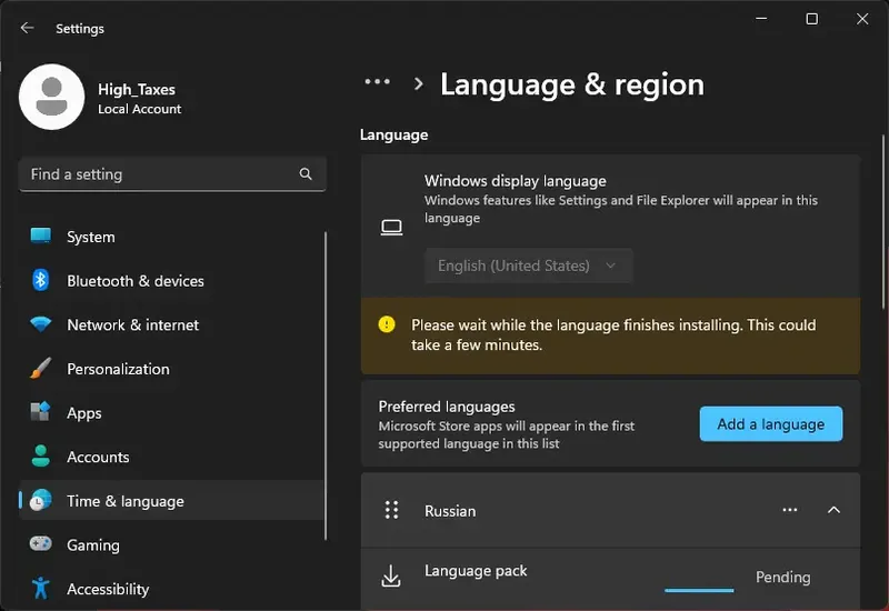 Установка Windows 11 Pro 22H2 Build 22621.2134 x64 ReviOS (23.08.2023) [En]