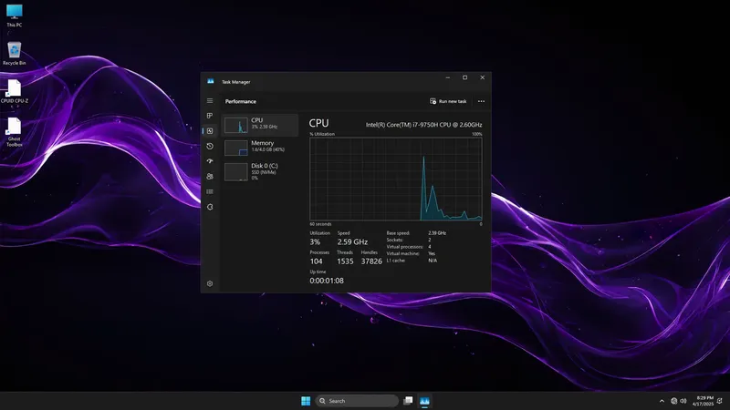 Установка Windows 11 PRO 24H2 26100.3775 Update 14 by Ghost Spectre [En]