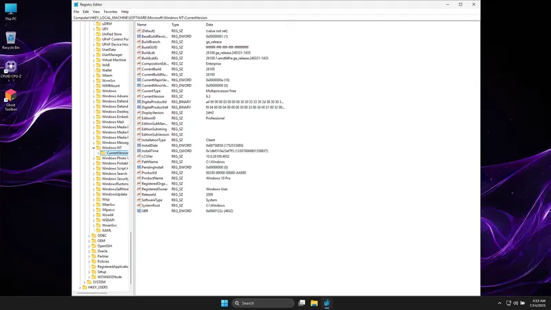 Установка Windows 11 PRO 24H2 26100.4652 Update 17 by Ghost Spectre [En]