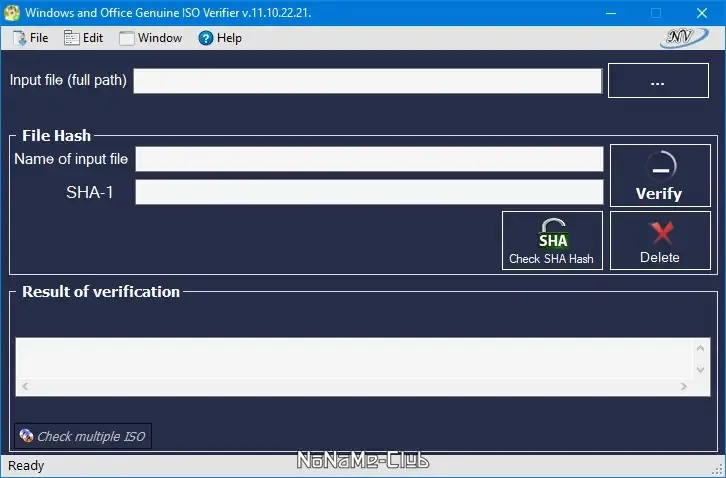 Установка Windows and Office Genuine ISO Verifier 11.10.22.21 Portable [En]