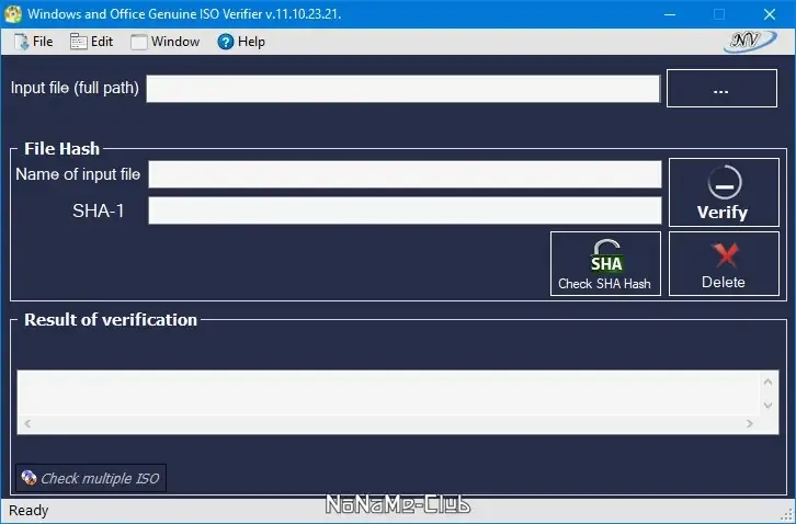 Установка Windows and Office Genuine ISO Verifier 11.10.23.21 Portable [En]