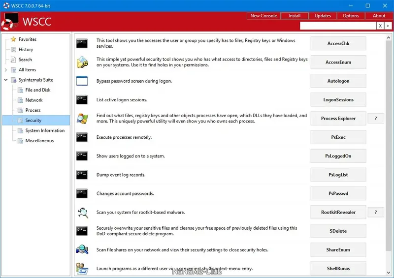 Установка WSCC (Windows System Control Center) 7.0.0.7 + Portable [En]