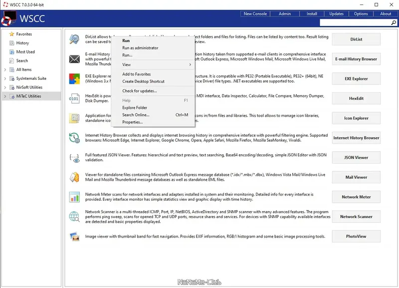 Установка WSCC (Windows System Control Center) 7.0.3.0 + Portable [En]