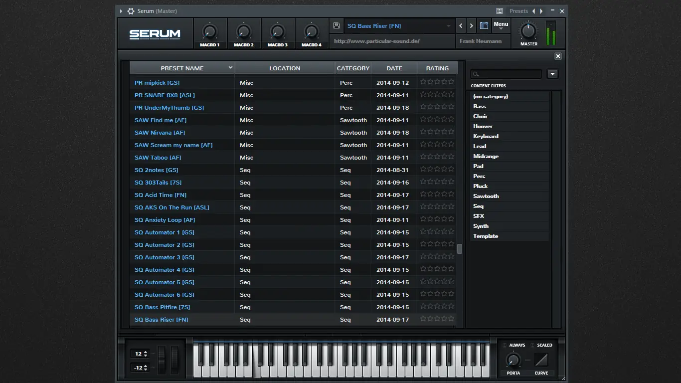 Установка Xfer Records - Serum & SerumFX 1.35b1 Standalone, VSTi, AAX (x64 x86) RePack by r4e [En]