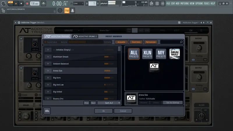 Установка XLN Audio - Addictive Trigger Complete 1.2.5.3 VST, AAX (x64) [En]