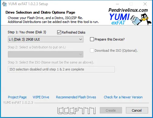 Установка Your Universal MultiBoot Installer exFAT (BIOS & UEFI USB Boot) 1.0.2.3 Portable [En]