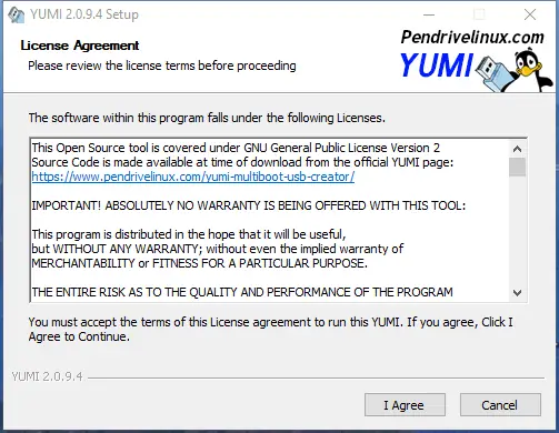 Установка Your Universal MultiBoot Installer (YUMI) 2.0.9.4 Portable [En]