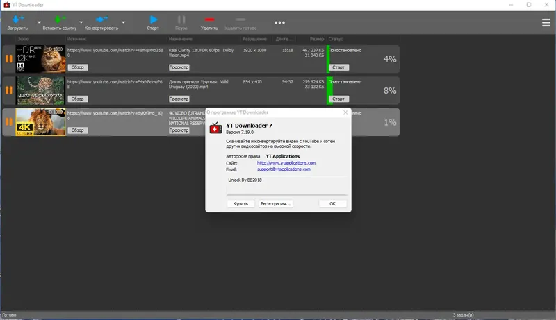 Установка YT Downloader 7.19.0 RePack (& Portable) by Dodakaedr [Ru En]